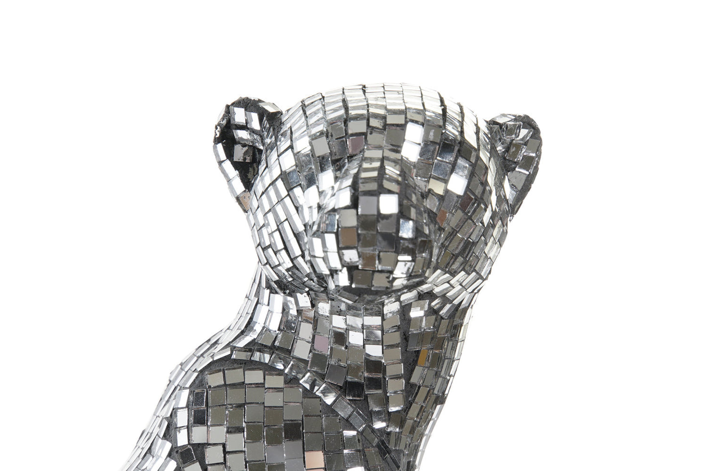 FIGURA RESINA 19:5X16X31:5 LEOPARDO ESPEJO