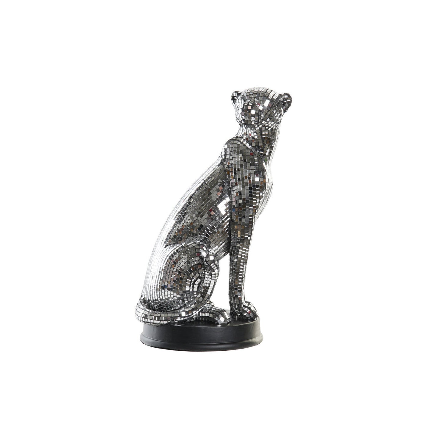 FIGURA RESINA 19:5X16X31:5 LEOPARDO ESPEJO