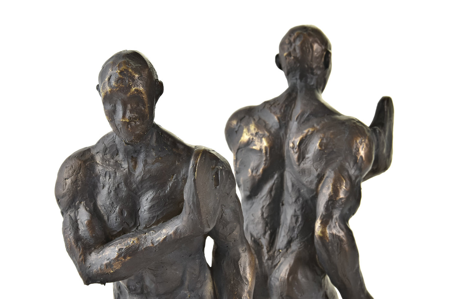 SUJETALIBROS SET 2 RESINA 14X8:4X25 HOMBRE NEGRO