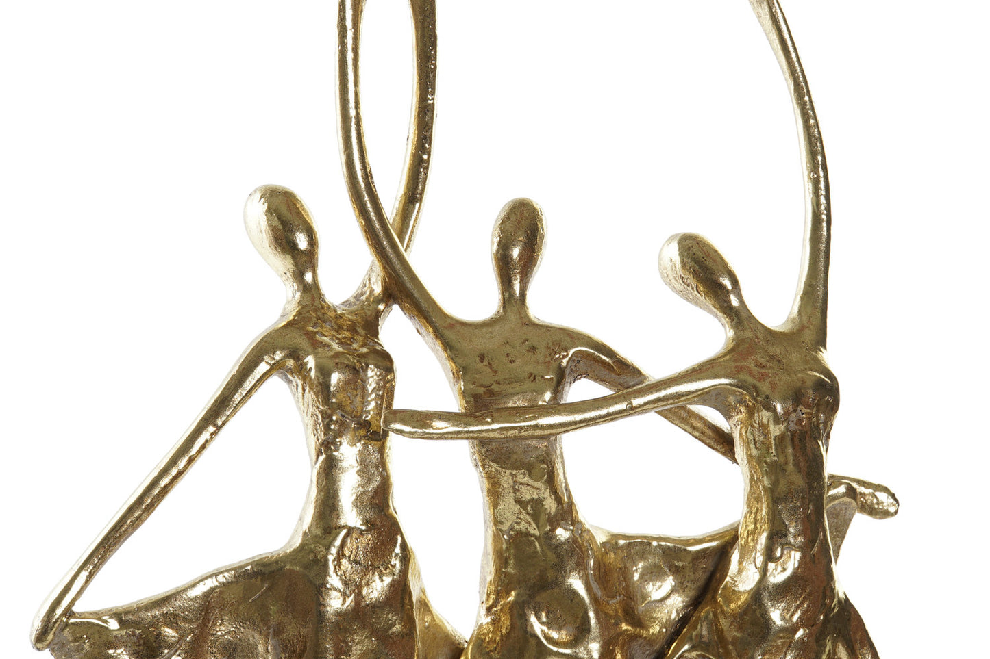 FIGURA RESINA 25X9:8X44:5 BAILARINAS DORADO