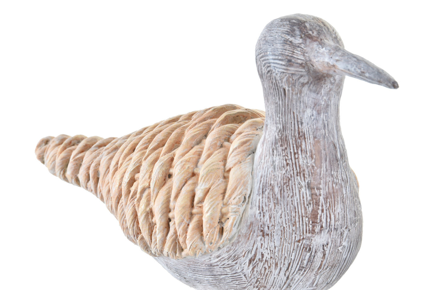 FIGURA RESINA 23X9X26:7 GAVIOTA GRIS