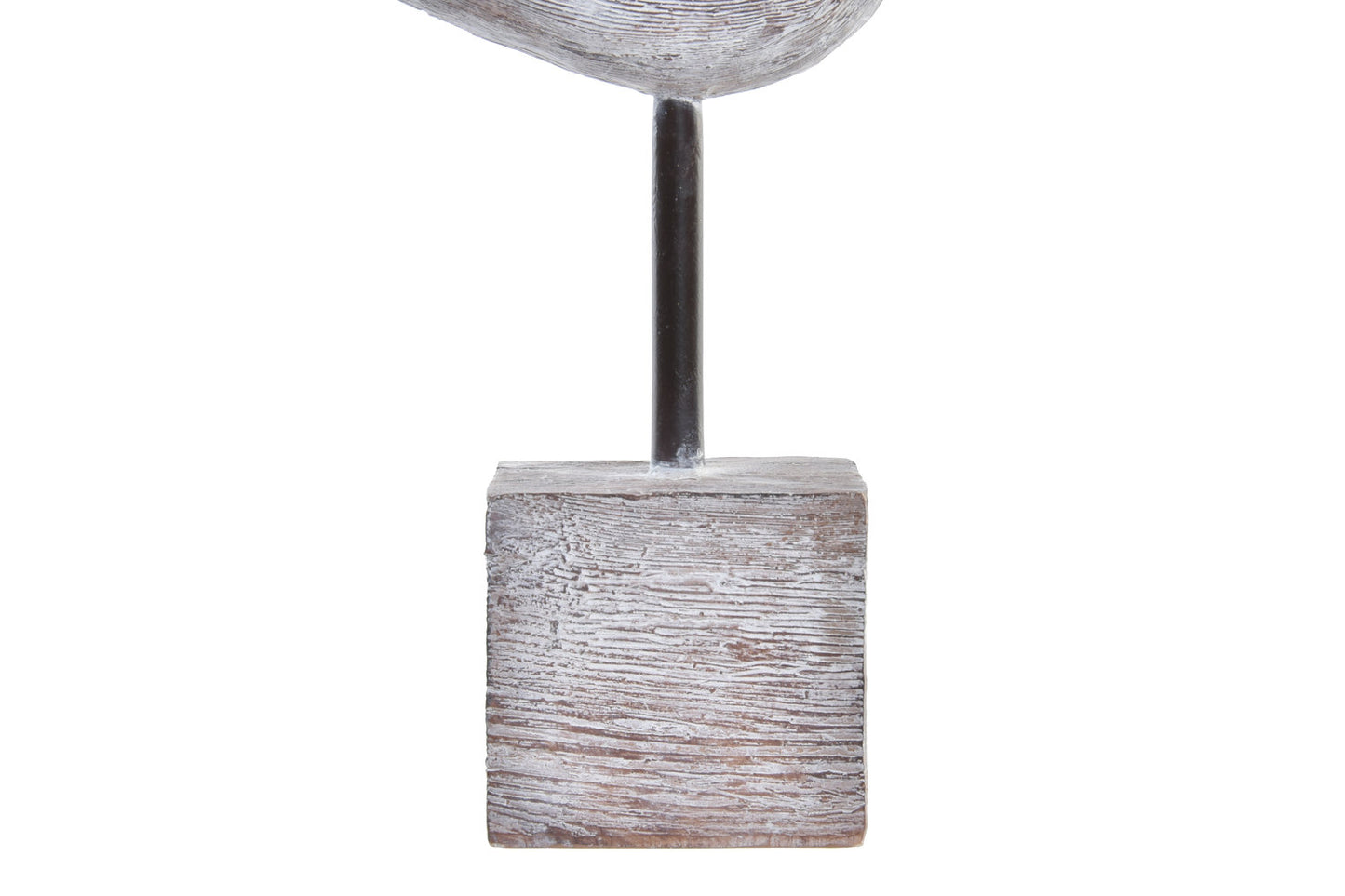 FIGURA RESINA 23X9X26:7 GAVIOTA GRIS