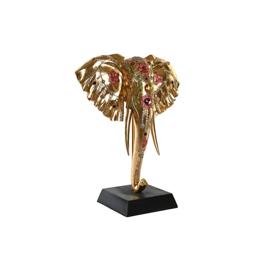 FIGURA RESINA 43X22X55:5 ELEFANTE DORADO