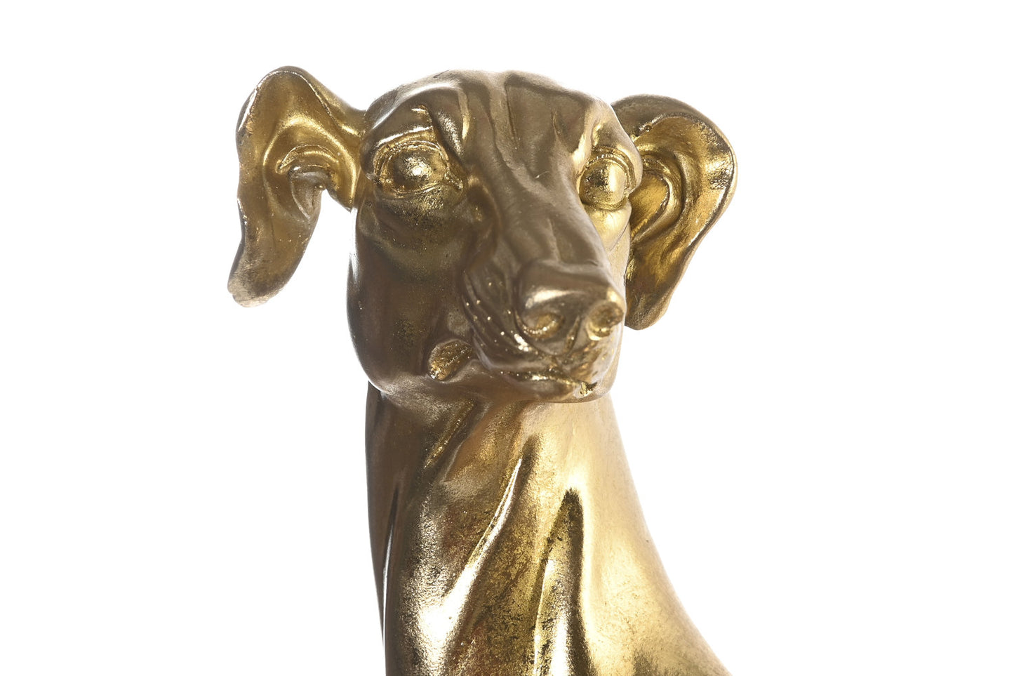 FIGURA RESINA 44:5X17X65:5 GALGO DORADO