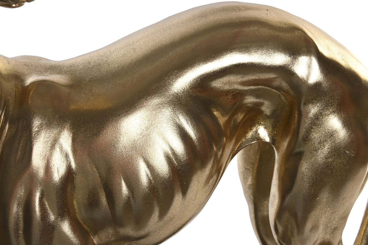 FIGURA RESINA 44:5X17X65:5 GALGO DORADO