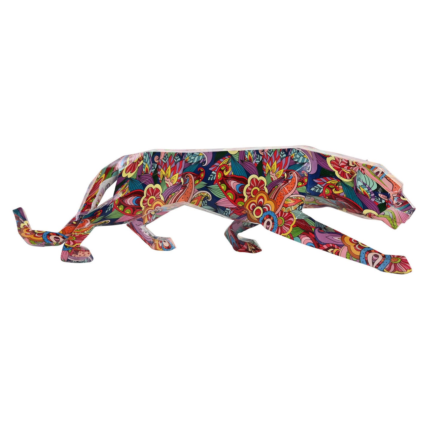 FIGURA RESINA 47:5X11X13 PANTERA MULTICOLOR