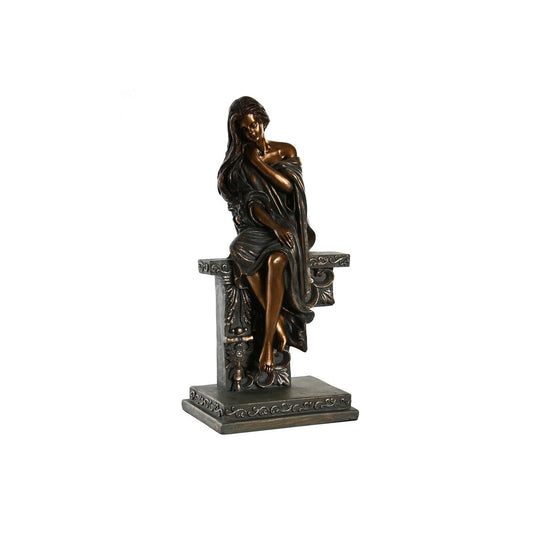 FIGURA RESINA 17X11X32:5 MUJER COBRIZO