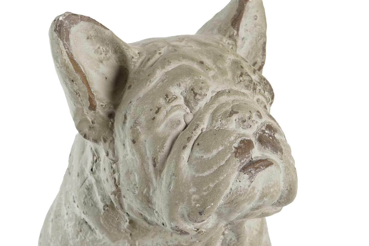 FIGURA RESINA 19X39X28:5 PERRO ENVEJECIDO GRIS