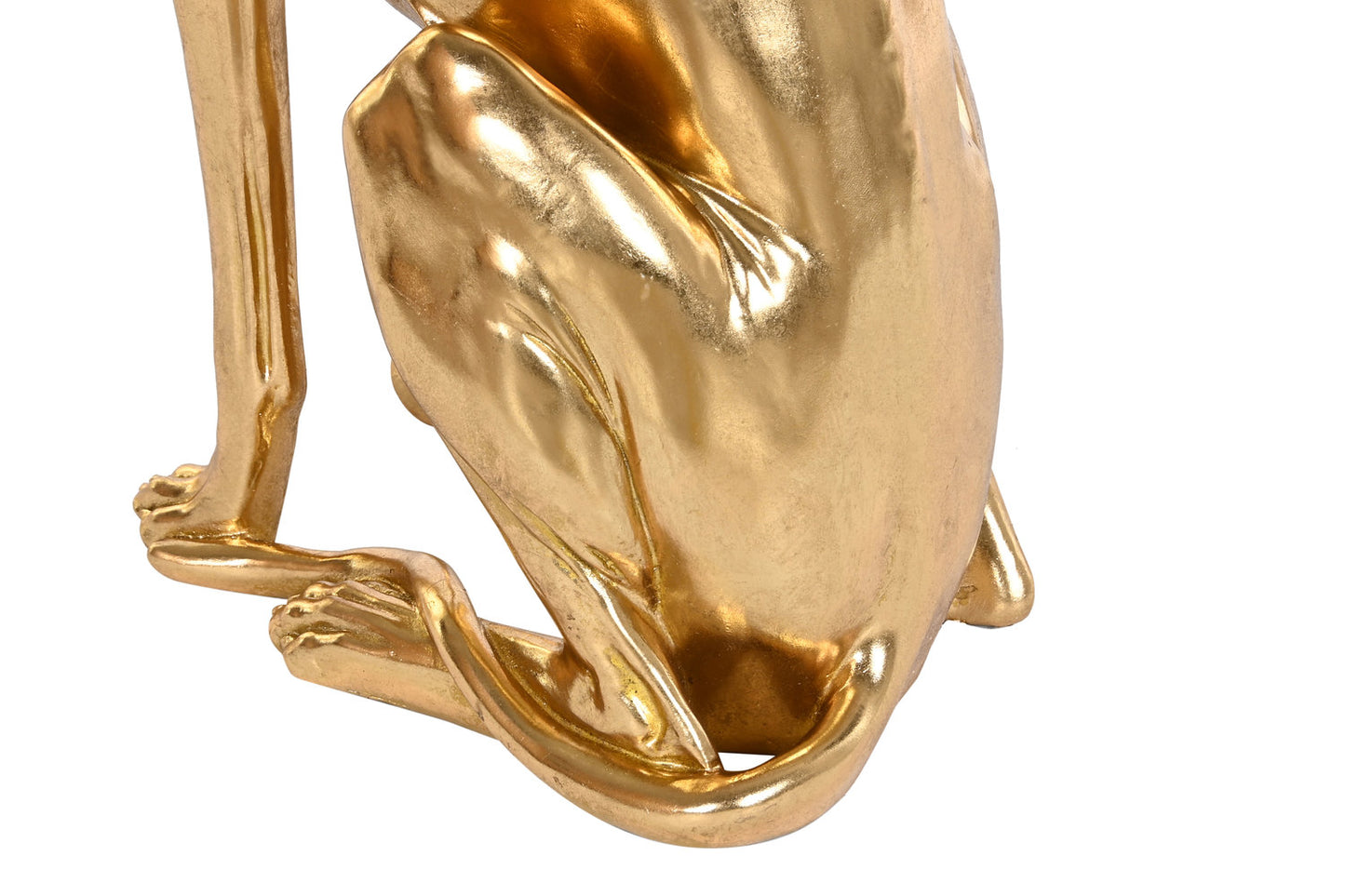 FIGURA RESINA 42:5X25:5X78 GALGO DORADO