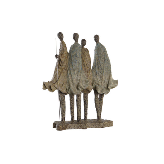 FIGURA RESINA 33:5X14:5X41 AFRICANAS MULTICOLOR