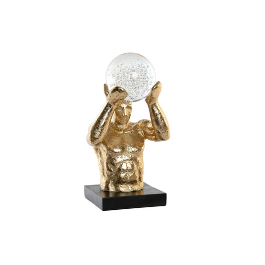 FIGURA RESINA 17X16X31:5 HOMBRE DORADO