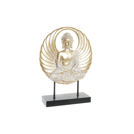 FIGURA RESINA METAL 25X8X33 BUDA DORADO