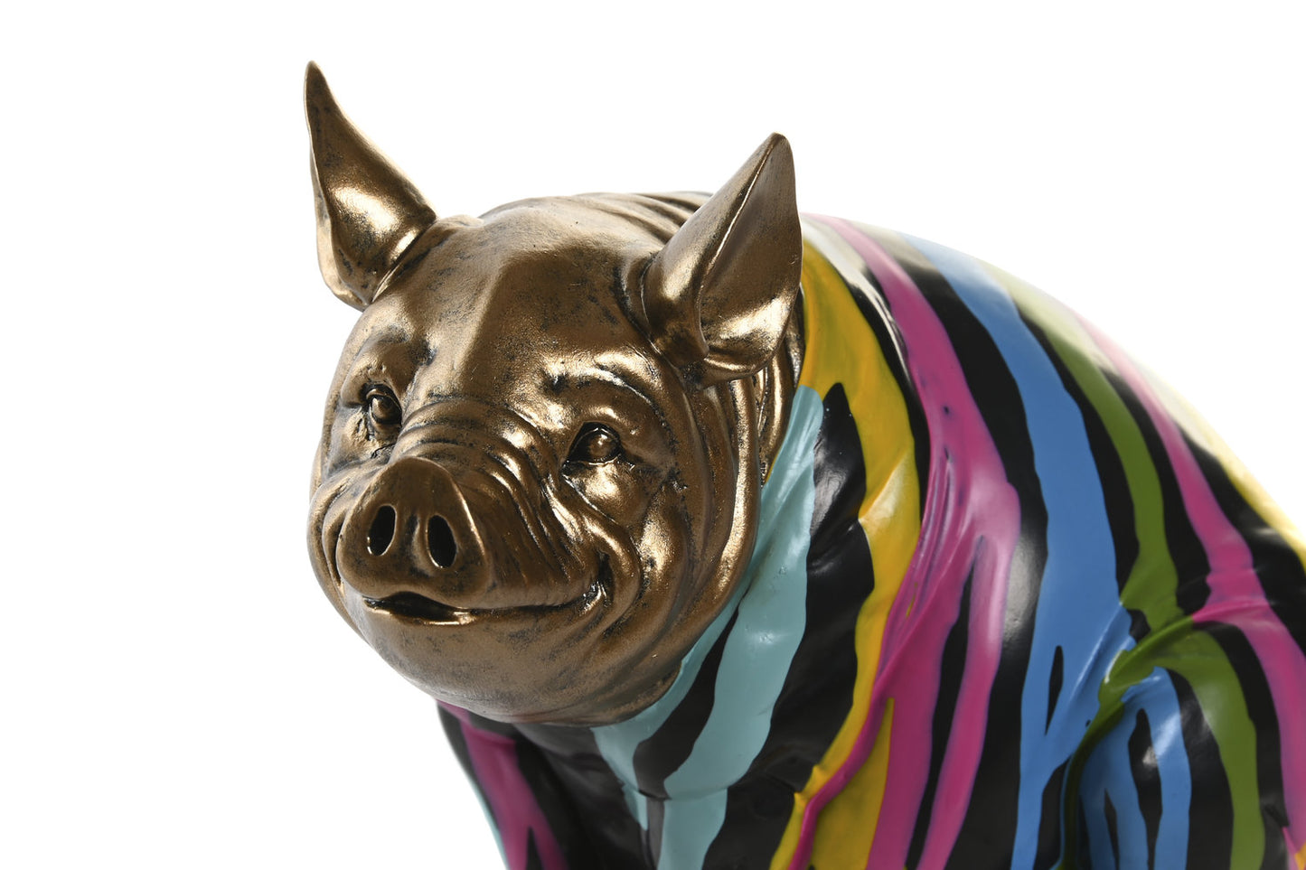 FIGURA RESINA 18:5X10:5X14 CERDITO MULTICOLOR