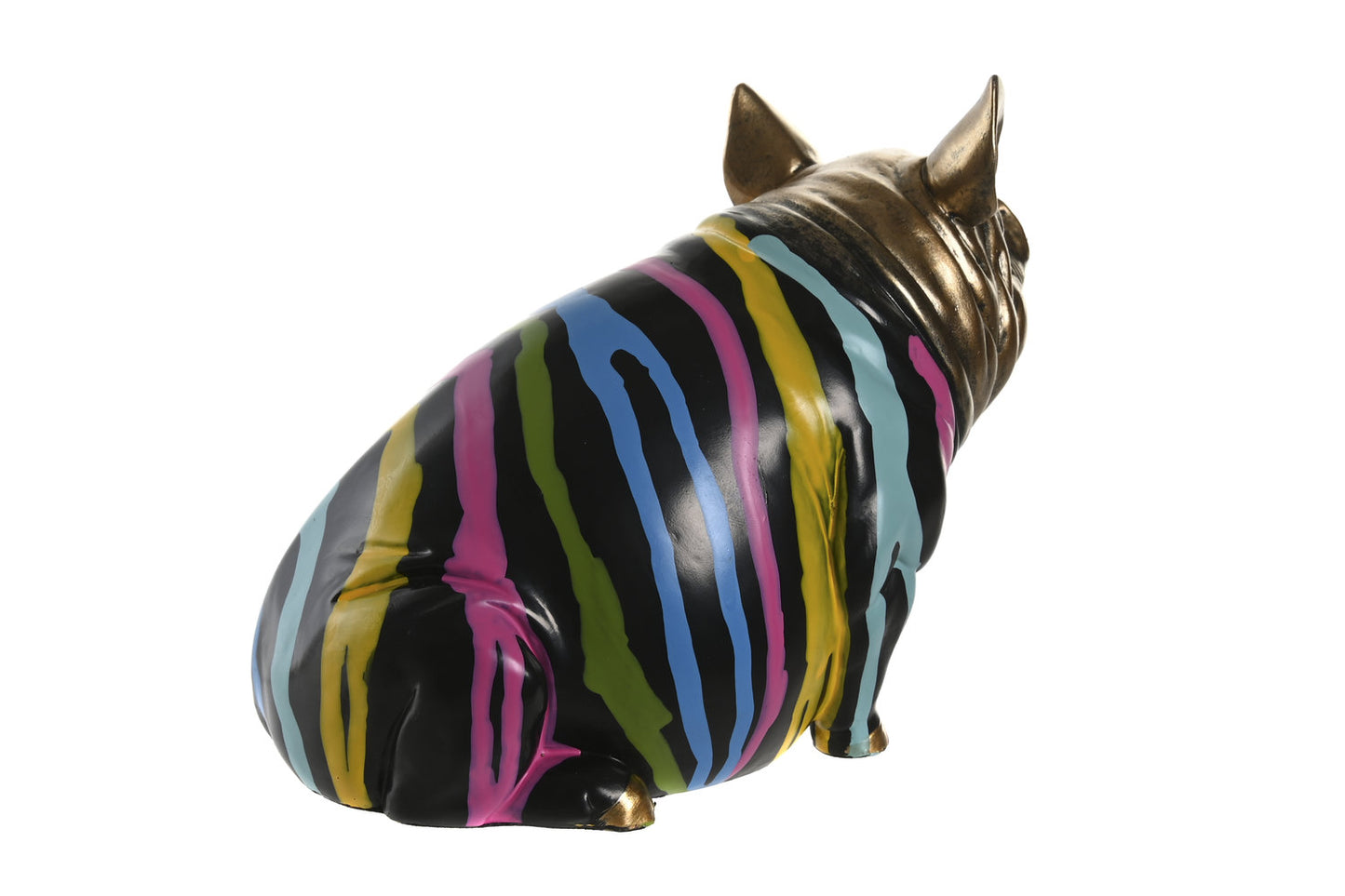 FIGURA RESINA 18:5X10:5X14 CERDITO MULTICOLOR