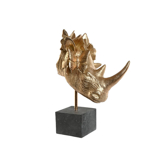 FIGURA RESINA 33X24X43:5 RINO DORADO