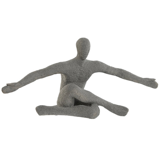 FIGURA RESINA 57X19:5X26:8 PERSONA GRIS