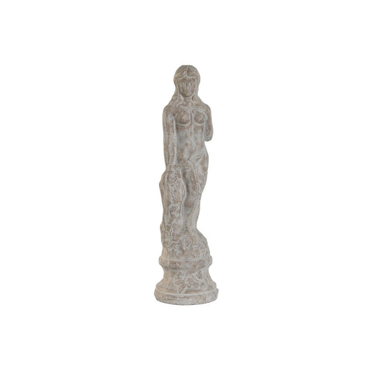 FIGURA CEMENTO 17X17X61 MUJER DESGASTADO GRIS