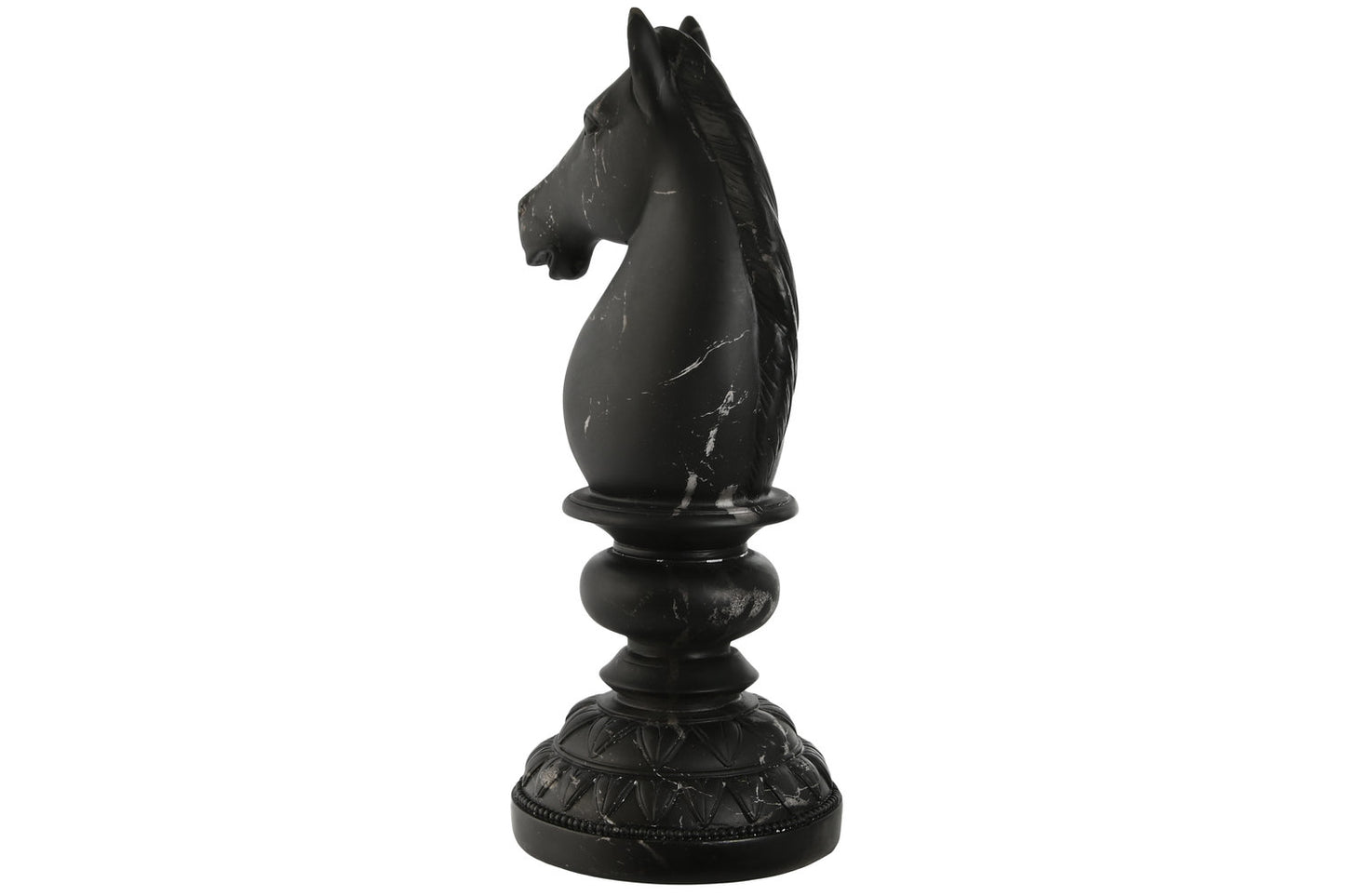 FIGURA RESINA 13X13X33 CABALLO NEGRO