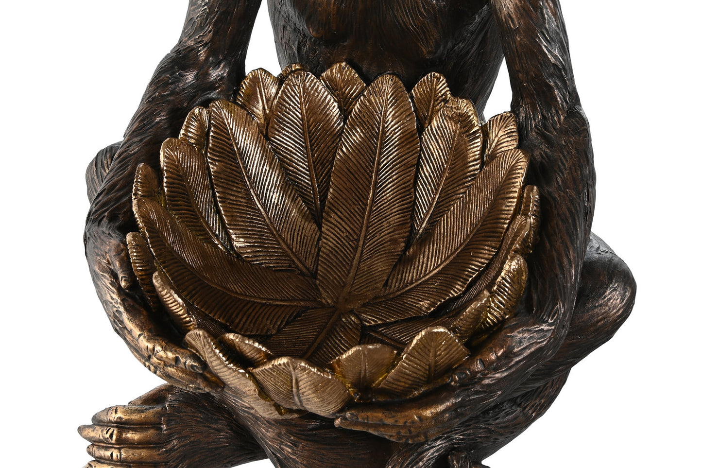 FIGURA RESINA 40X37X50 MONO MARRON