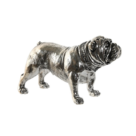 FIGURA RESINA 28:5X11X16 BULLDOG PLATEADO