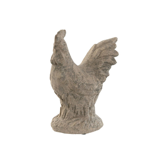 FIGURA CEMENTO 17X12X22 GALLINA DESGASTADO GRIS