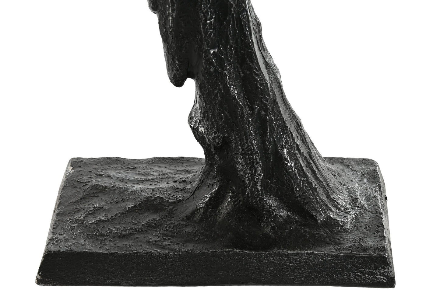 FIGURA RESINA 16X8X38 ROCA GRIS OSCURO