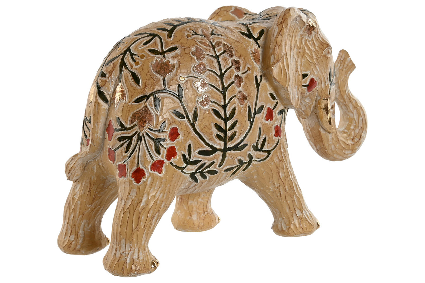 FIGURA RESINA 32:5X12:5X21 ELEFANTE MULTICOLOR