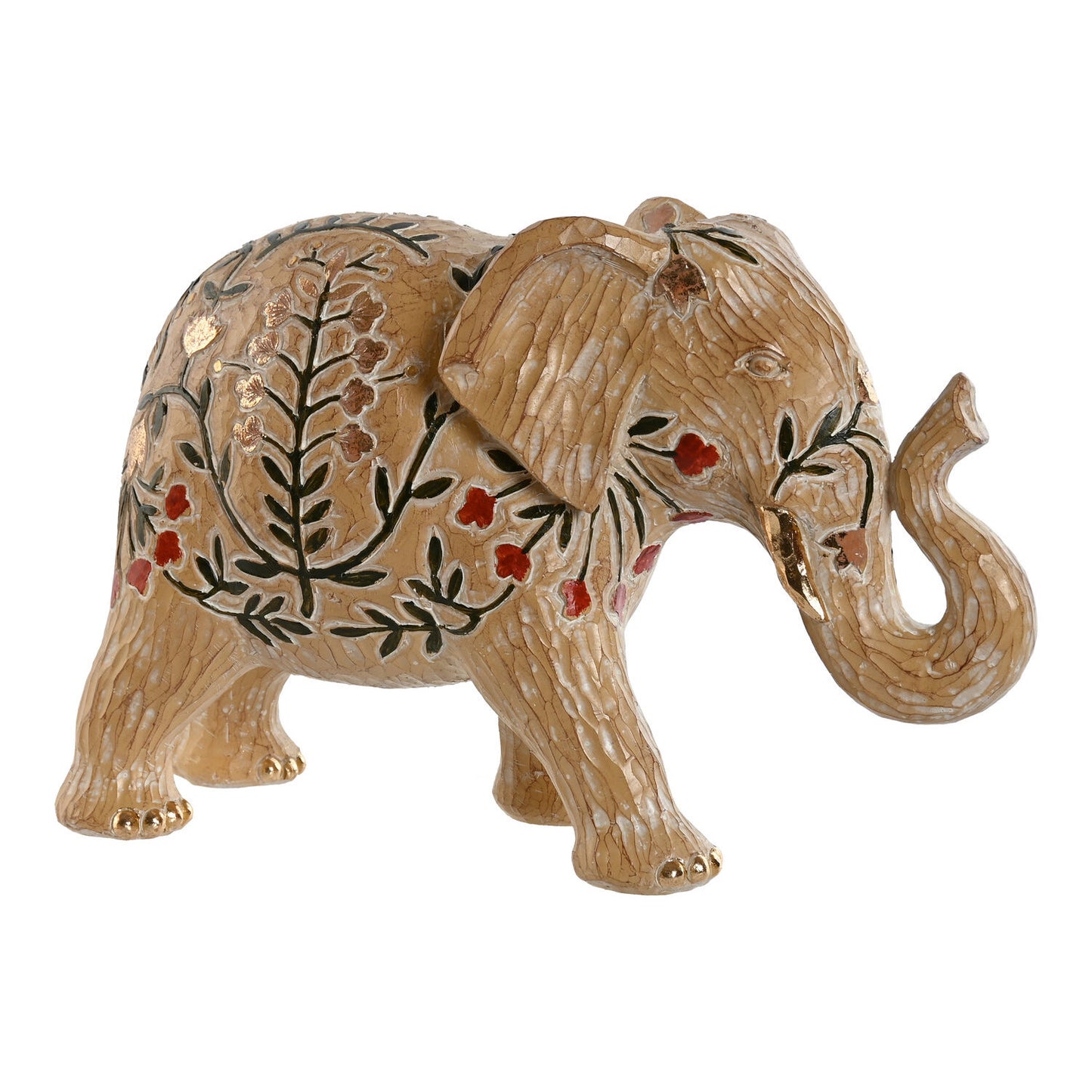 FIGURA RESINA 32:5X12:5X21 ELEFANTE MULTICOLOR