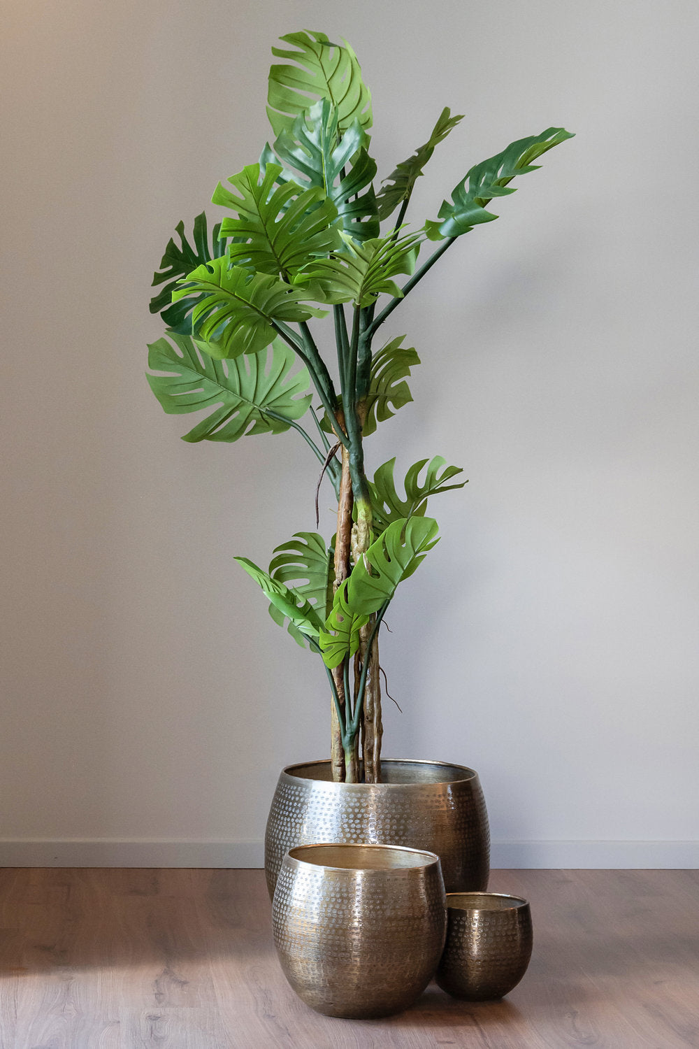 ARBOL POLIESTER PP 75X75X180 MONSTERA VERDE