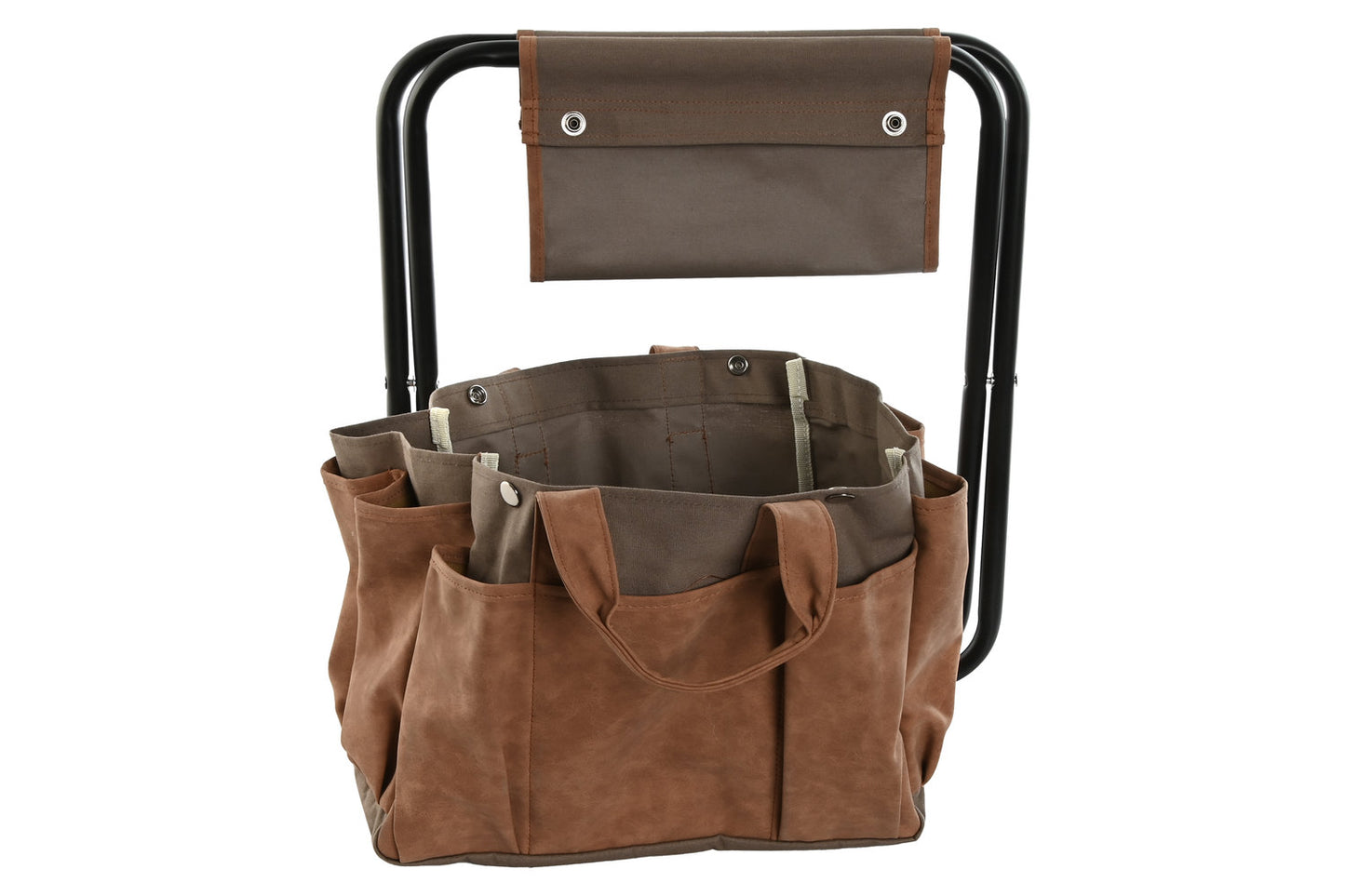 UTENSILIOS SET 8 ALUMINIO 45X45X45 CON TABURETE