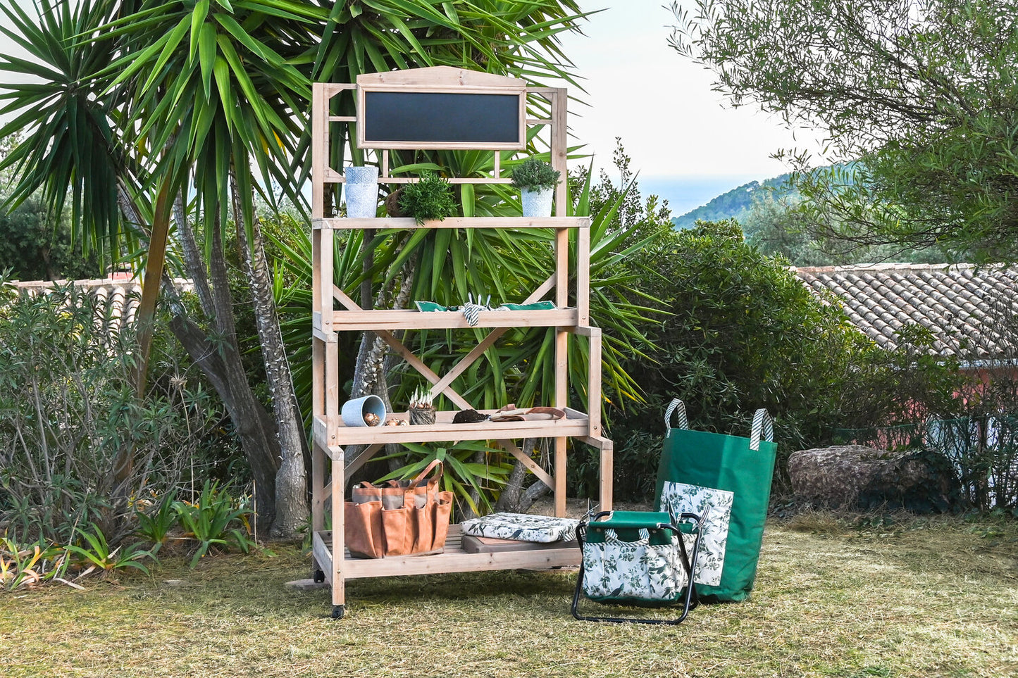 COJIN SUELO ALGODON CANVAS 40X25X4 VERDE