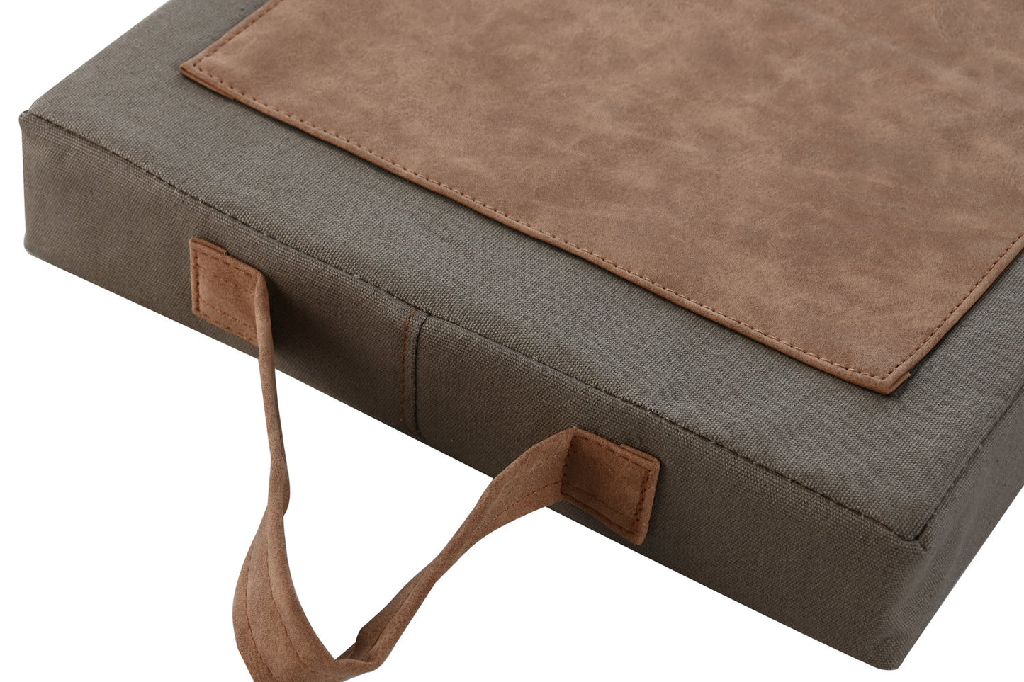 COJIN SUELO ALGODON CANVAS 40X25X4 VERDE