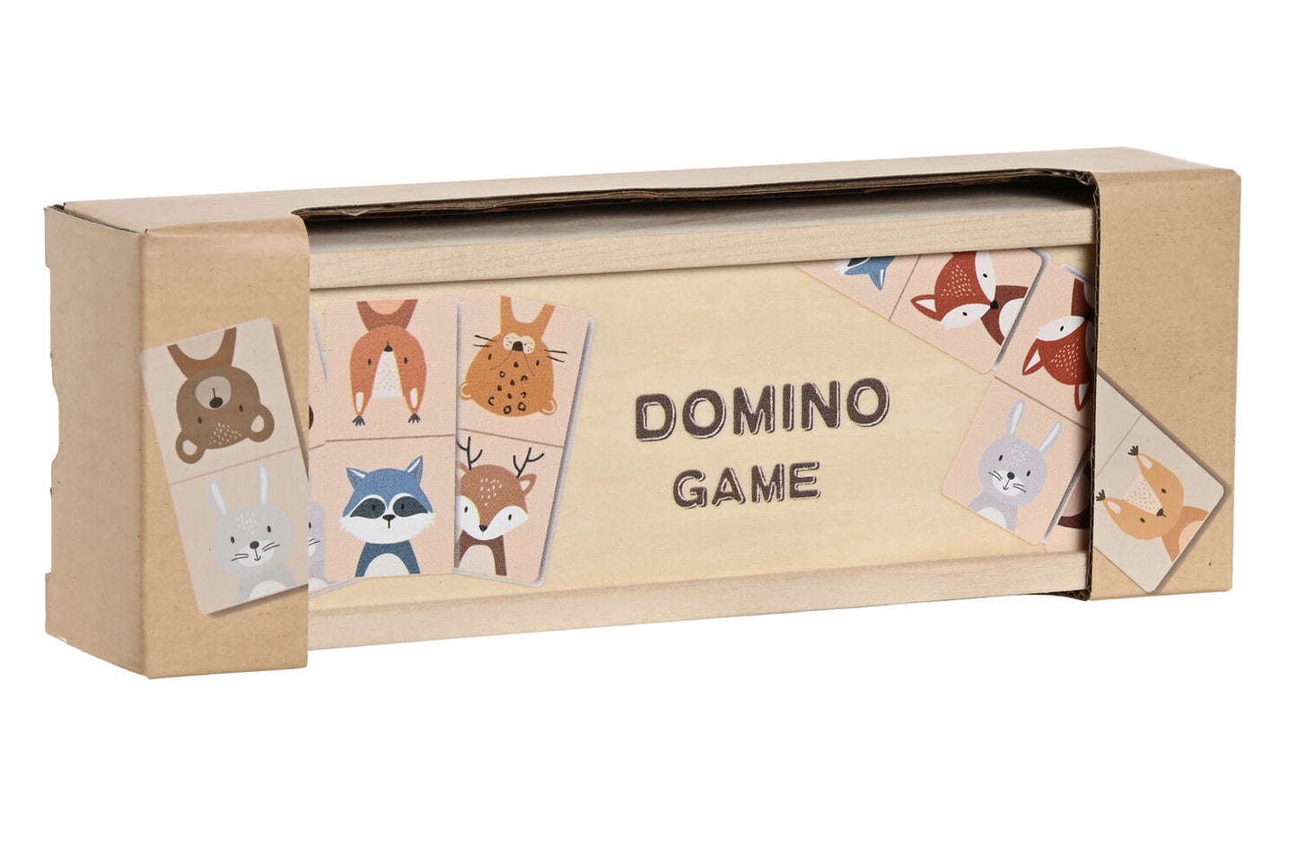 JUEGO DE MESA SET 28 MADERA 19X6:5X4 DOMINO