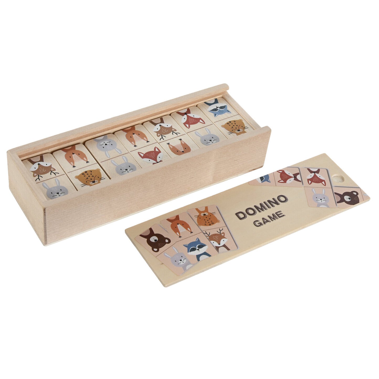 JUEGO DE MESA SET 28 MADERA 19X6:5X4 DOMINO