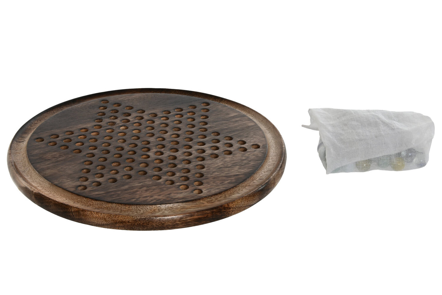 JUEGO MANGO ACACIA 30X30X2 SOLITARIO MARRON