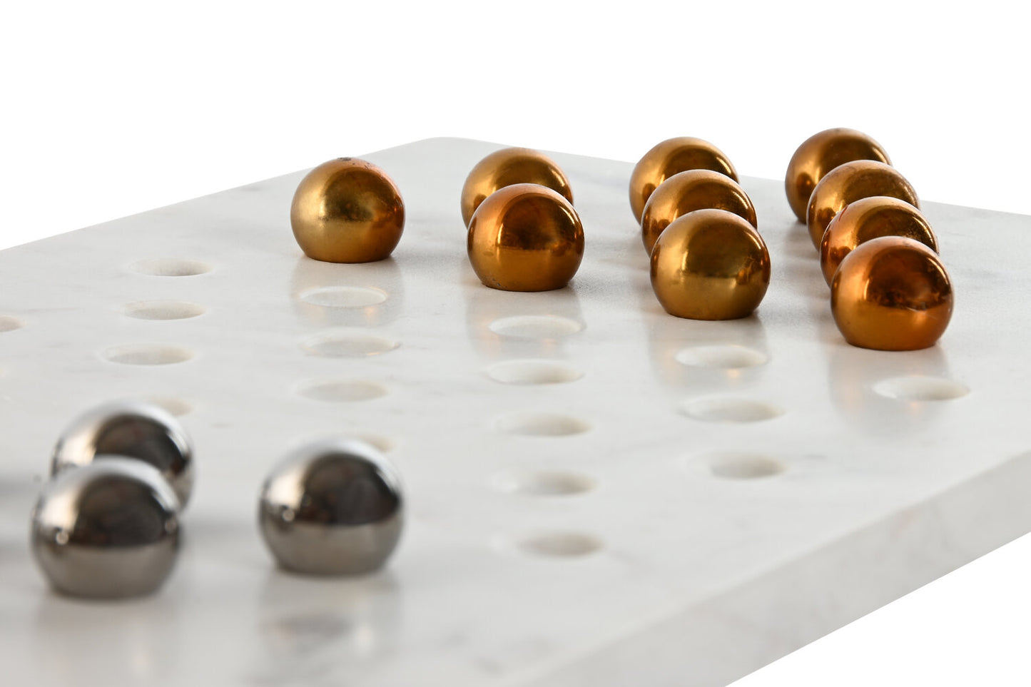 JUEGO PIEDRA INOX 35X20X2 SOLITARIO DORADO