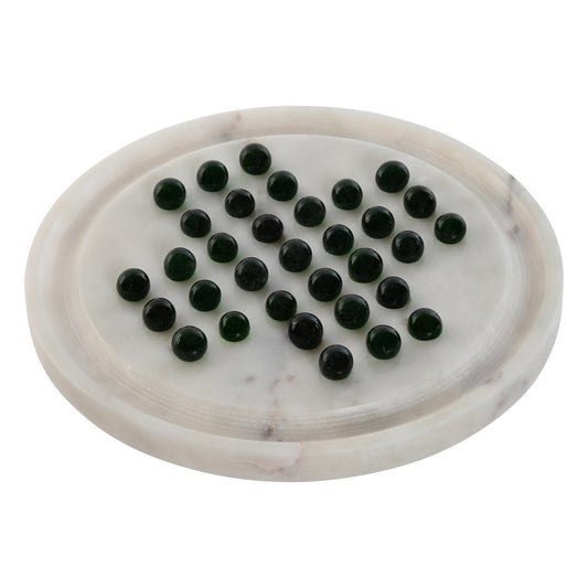 JUEGO PIEDRA CRISTAL 25X25X2 SOLITARIO BLANCO