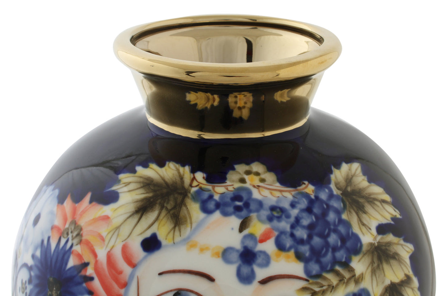 JARRON PORCELANA 19X19X23 CARA MULTICOLOR