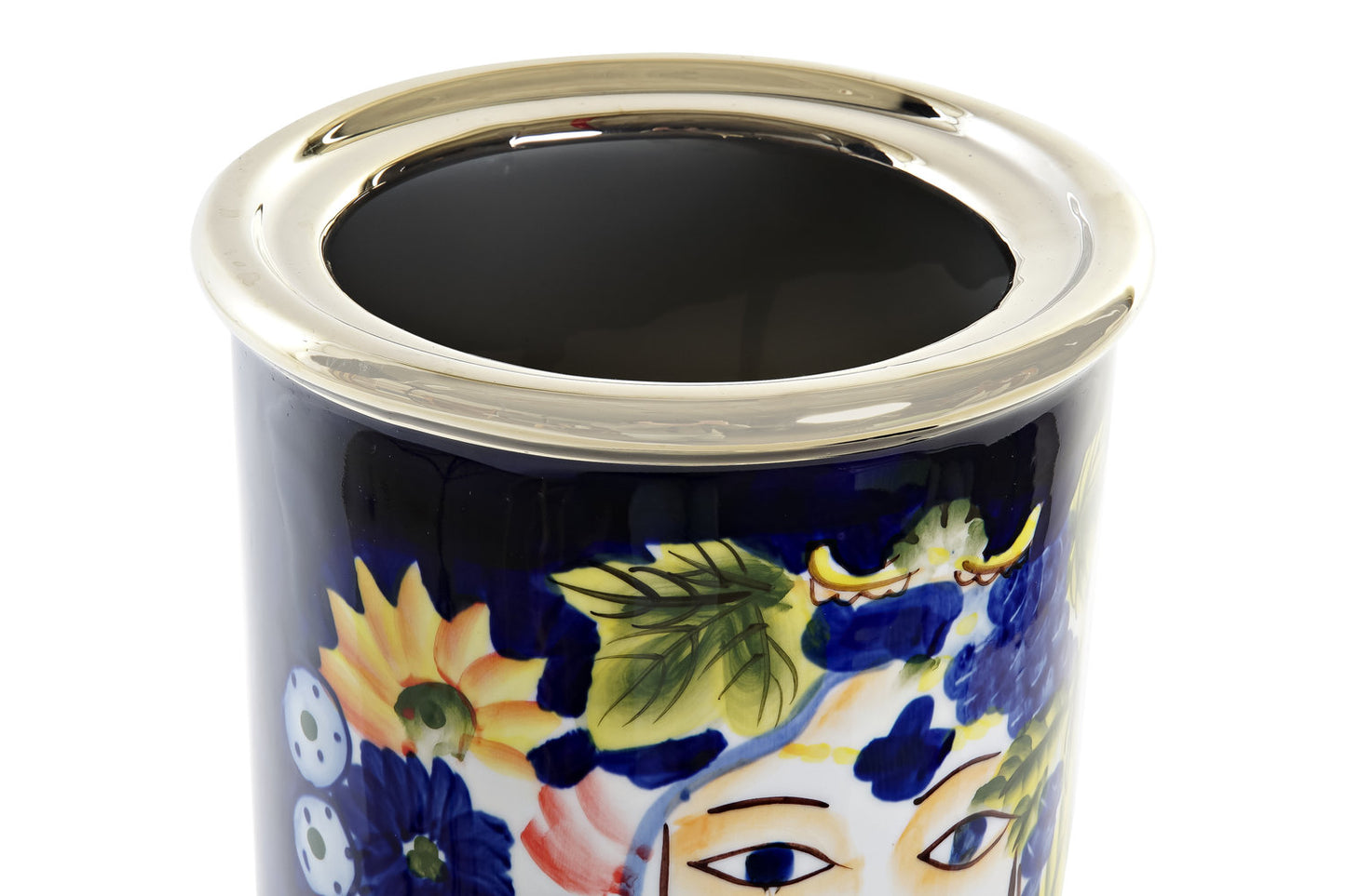 JARRON PORCELANA 15X15X38 CARA MULTICOLOR