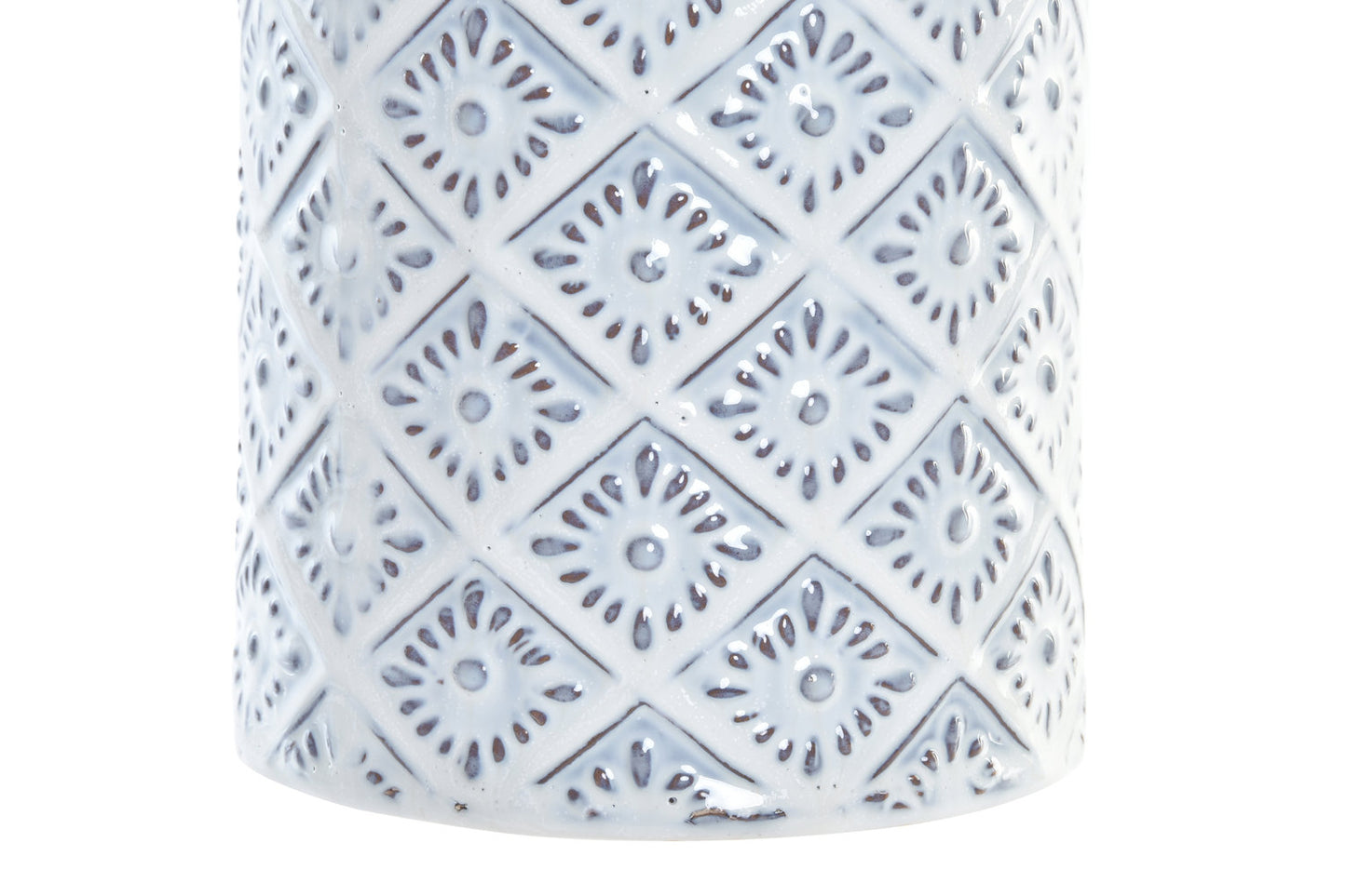 JARRON PORCELANA 14X14X45 BLANCO