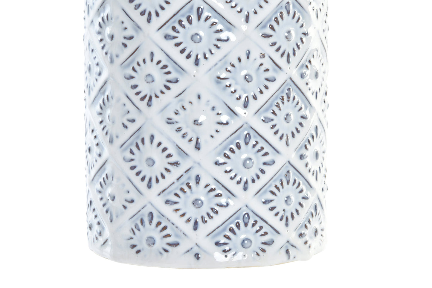 JARRON PORCELANA 14X14X30 BLANCO