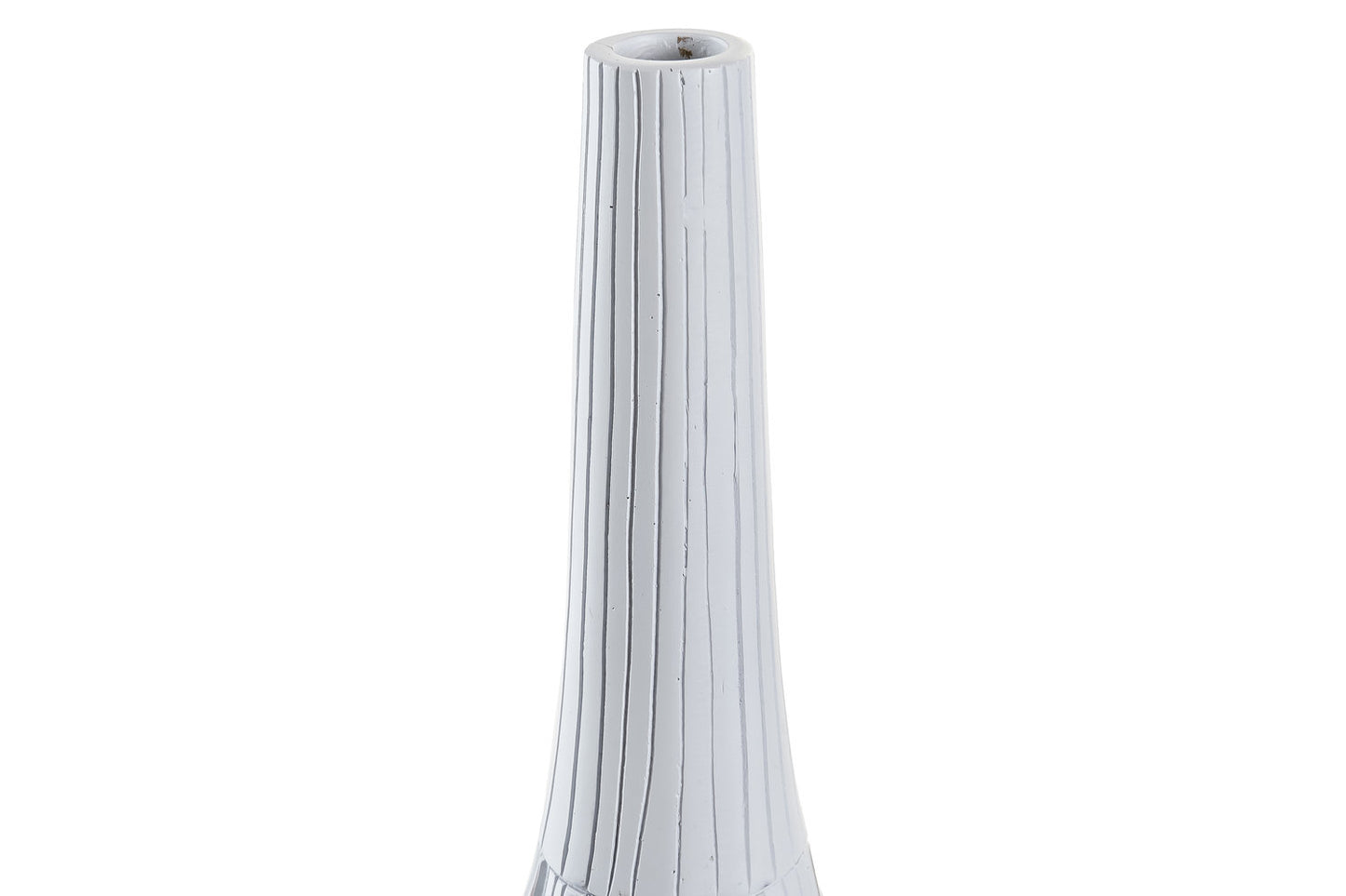 JARRON RESINA 18X18X50 BLANCO