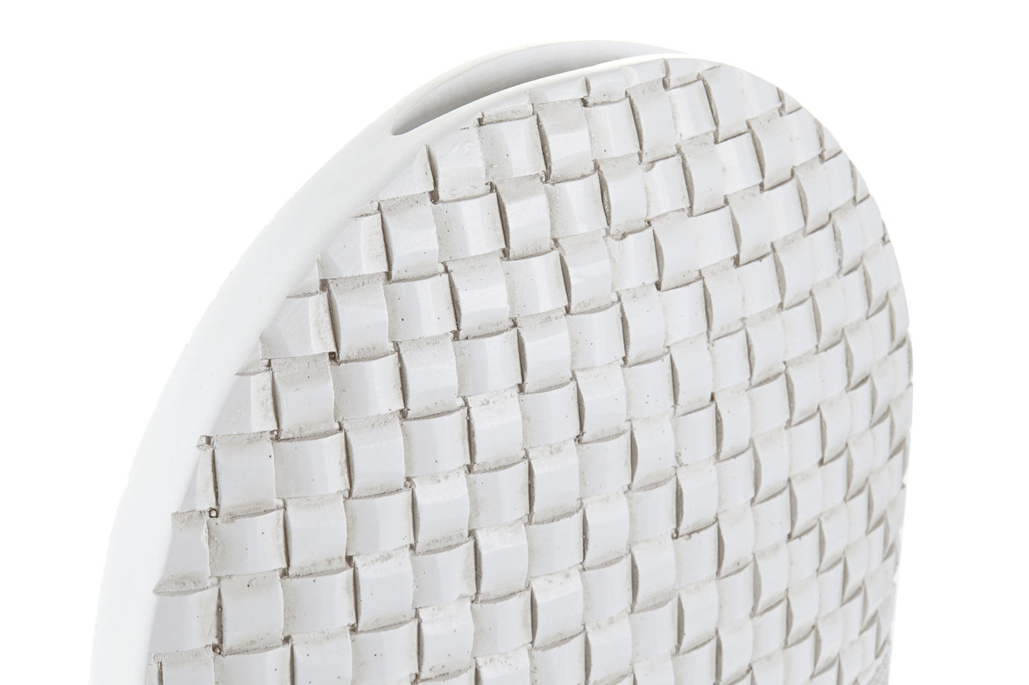JARRON RESINA 30X10X45 BLANCO