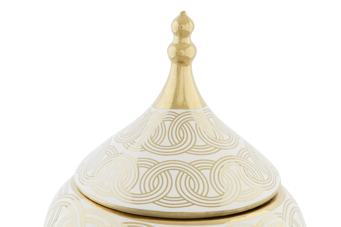 TIBOR PORCELANA 18X18X22 CROMADO BLANCO