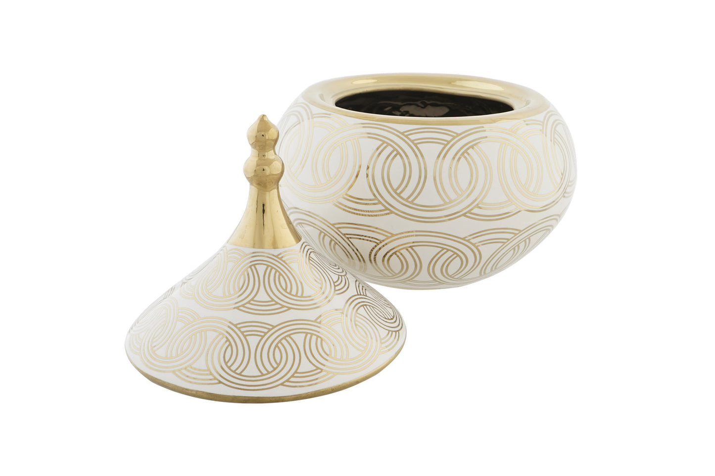 TIBOR PORCELANA 18X18X22 CROMADO BLANCO