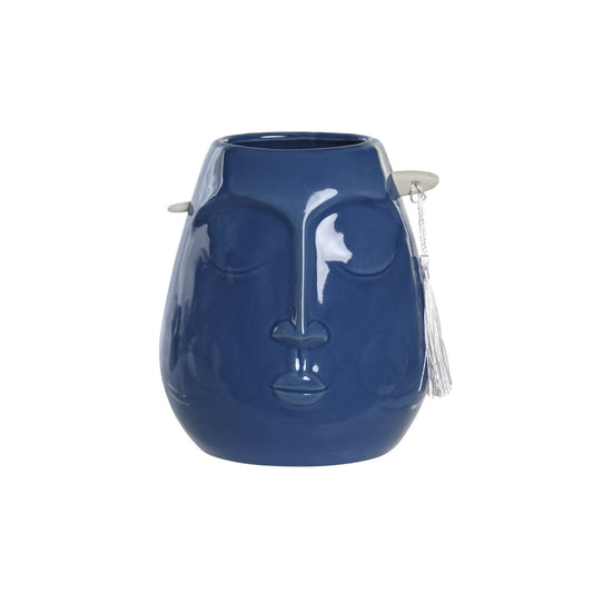 JARRON GRES 14:5X11X16:7 CARA AZUL MARINO