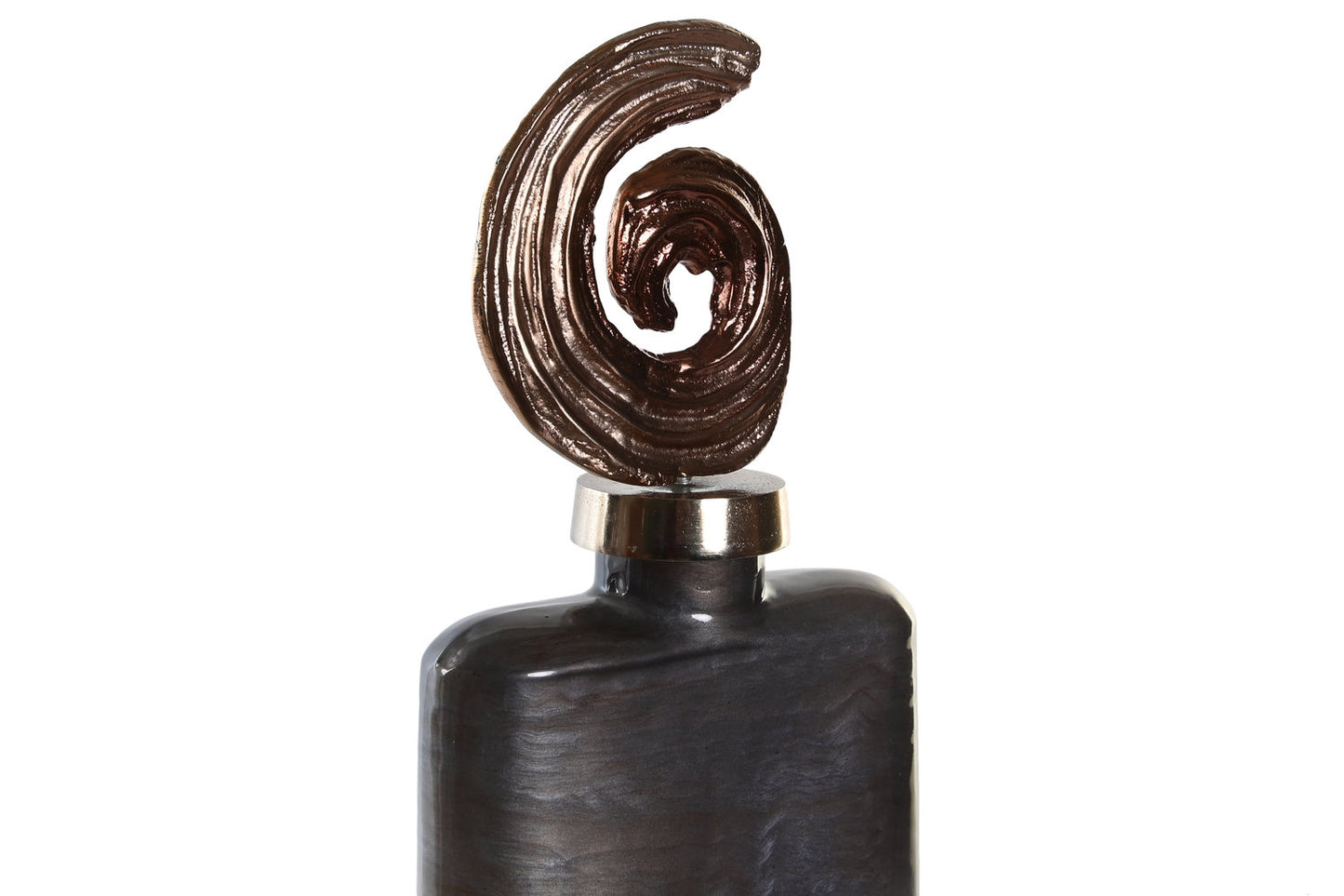 JARRON CRISTAL ALUMINIO 17X9X47 MULTICOLOR