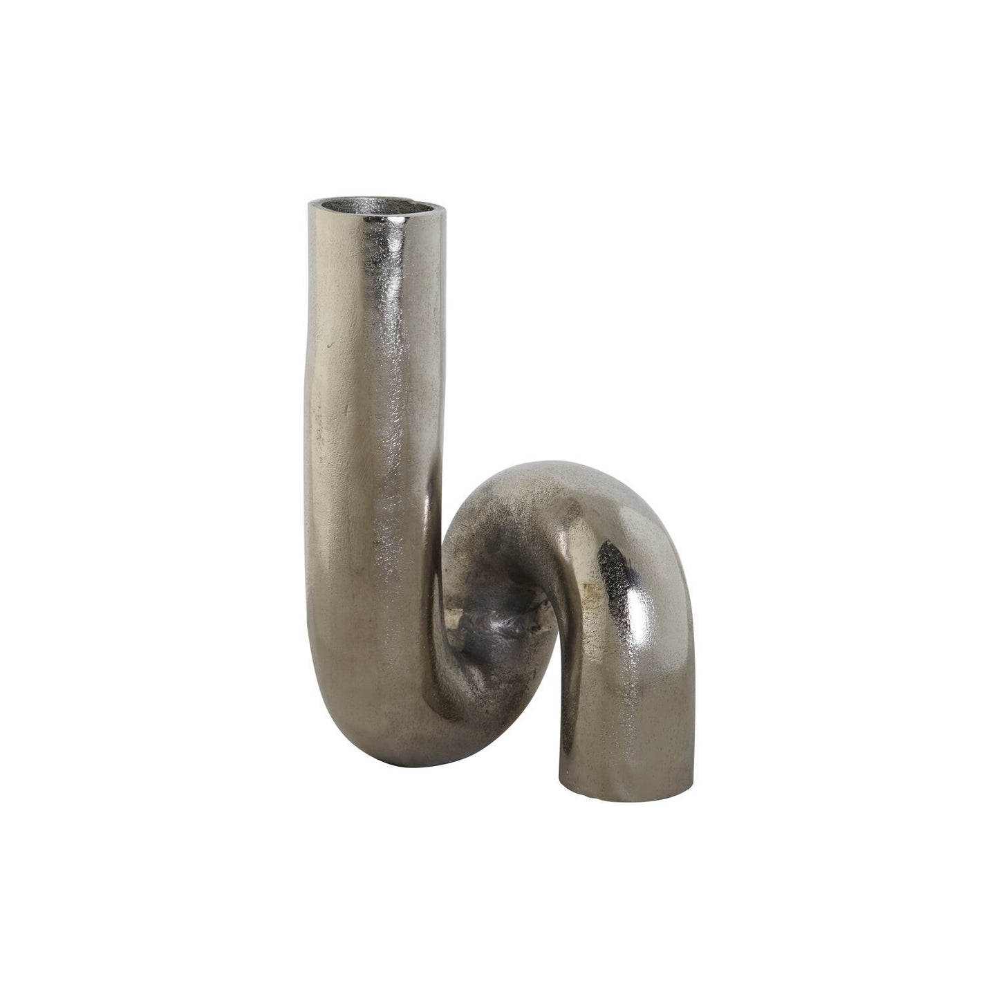 JARRON ALUMINIO 15X15X26 PLATEADO