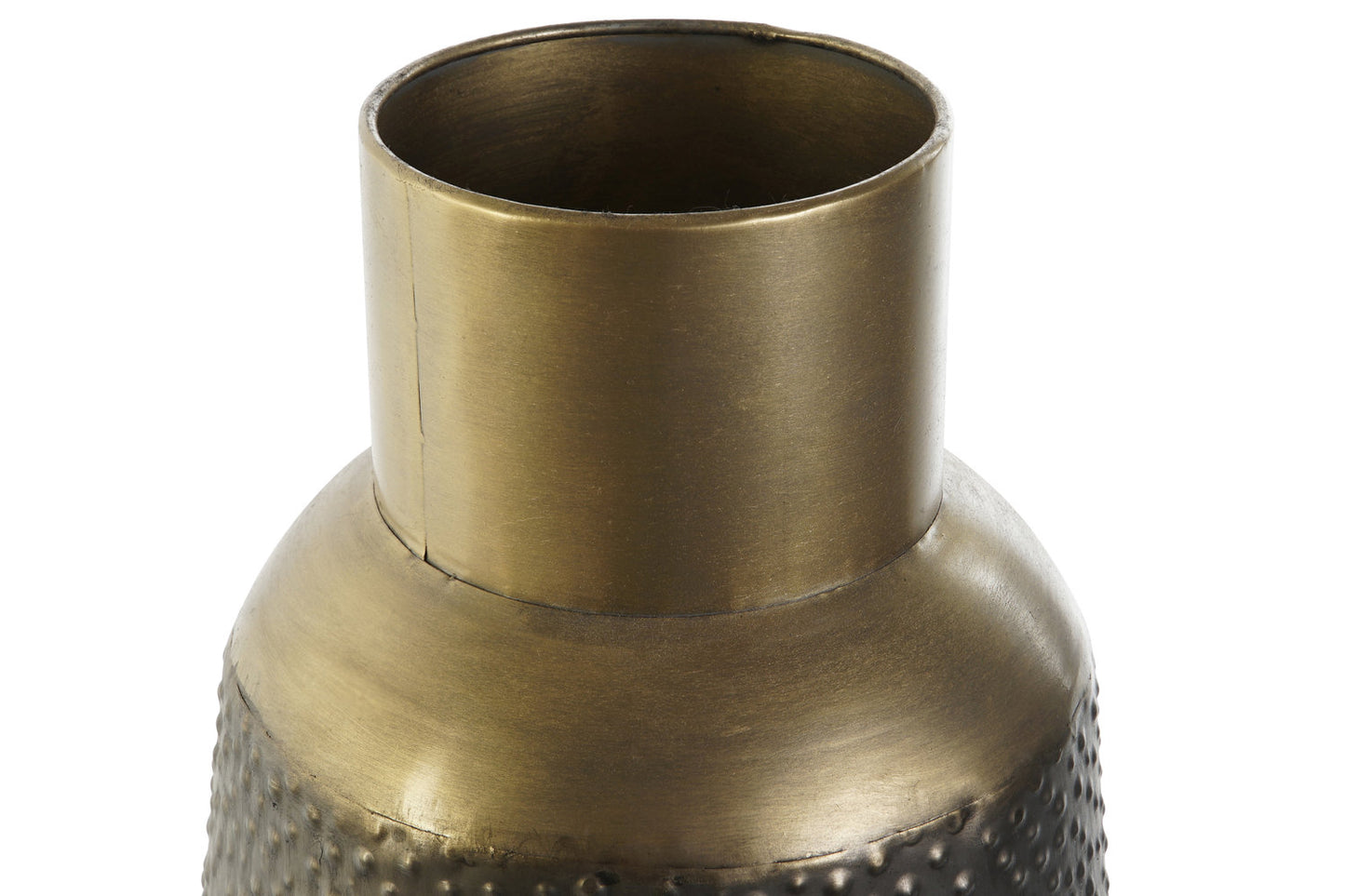 JARRON METAL 25X25X47 GRIS OSCURO