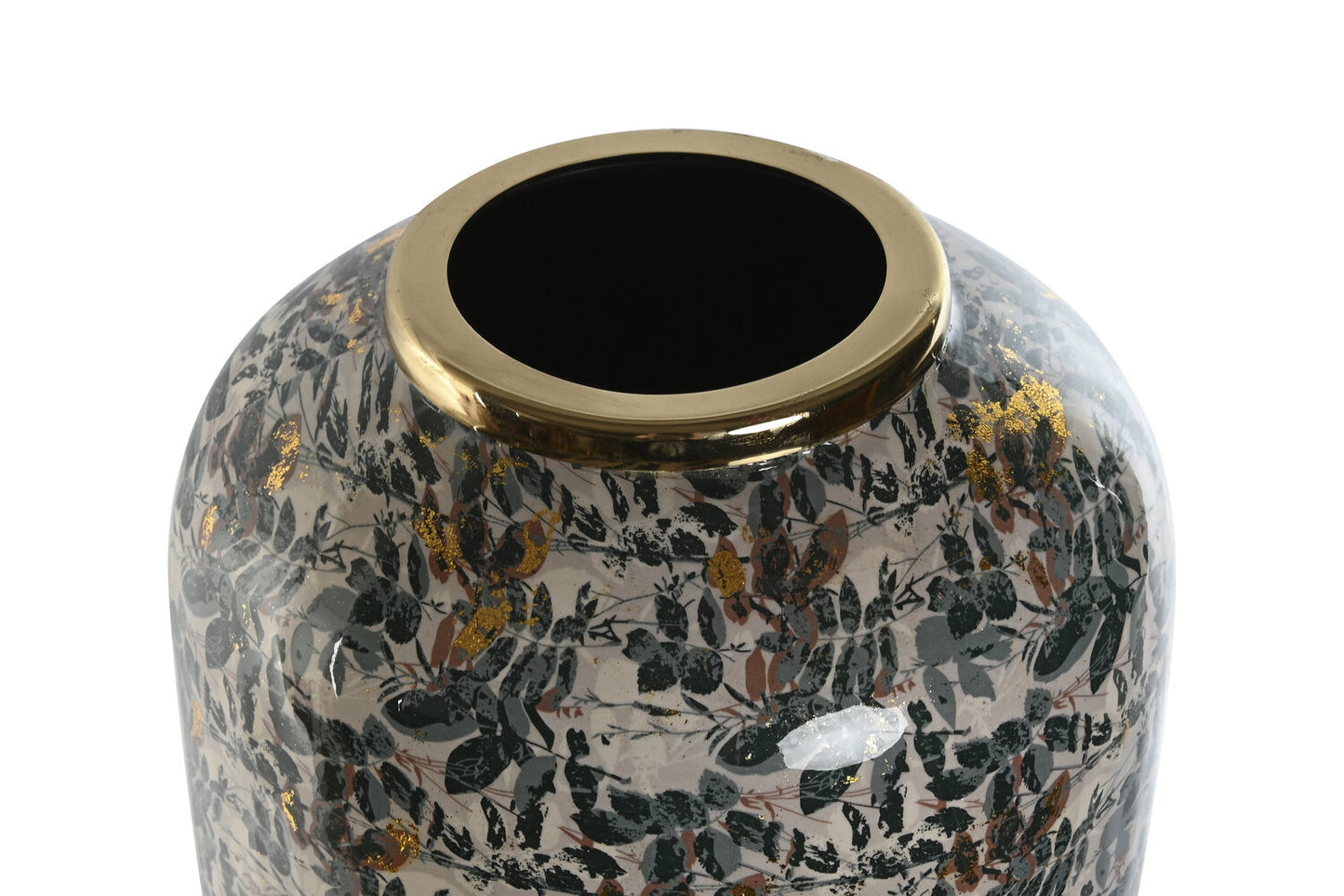 JARRON METAL 25X25X69 VERDE